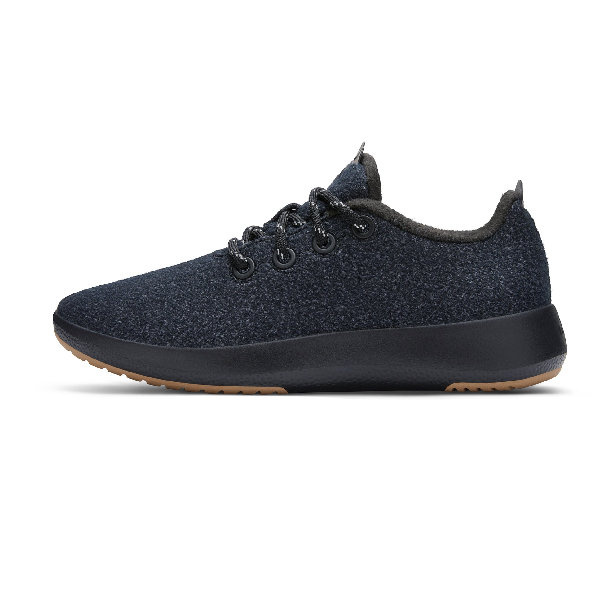 Women's Wool Runner Mizzles - Natural Black (Rugged Khaki Sole)