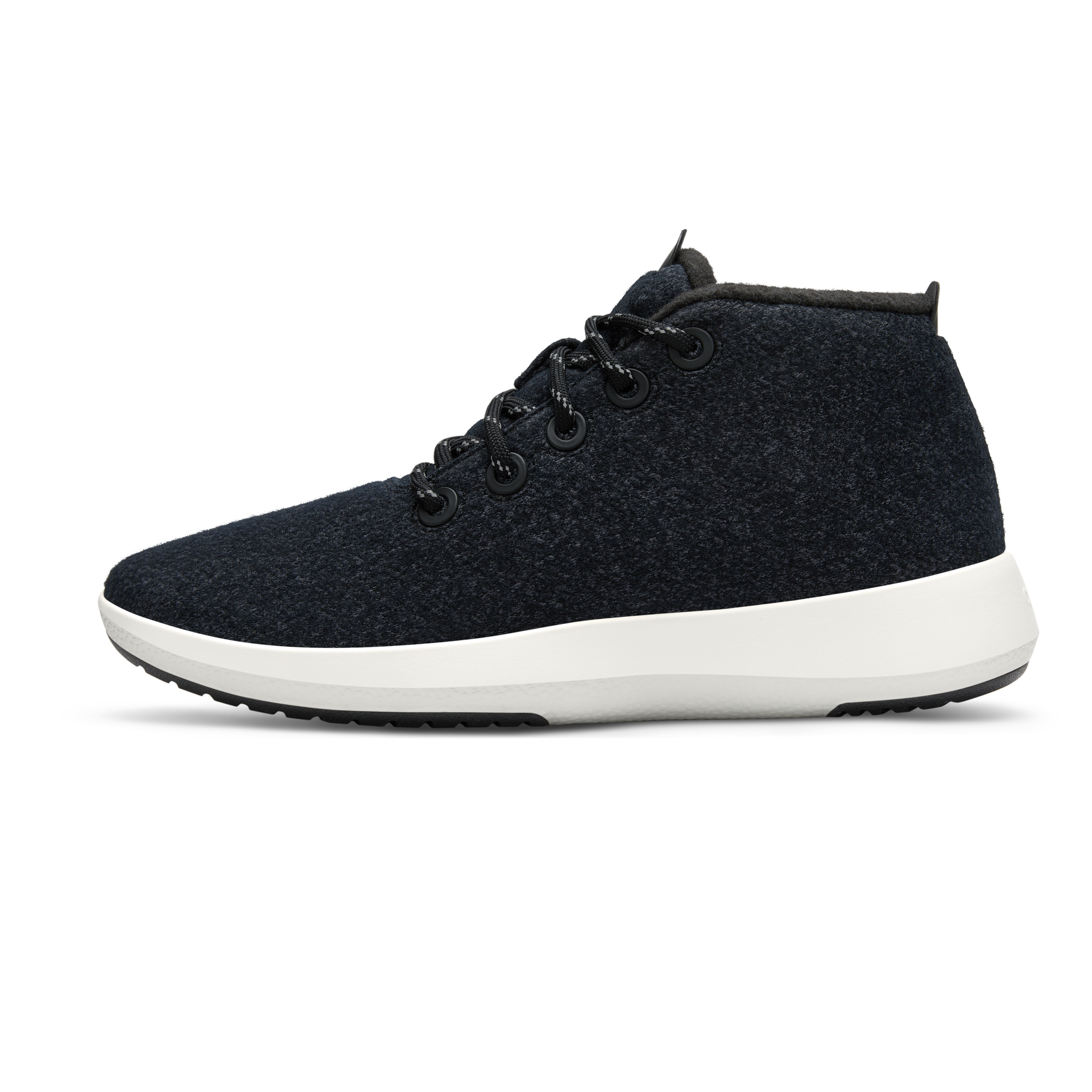 Women's Wool Runner-up Mizzles - Natural Black (Natural White Sole)