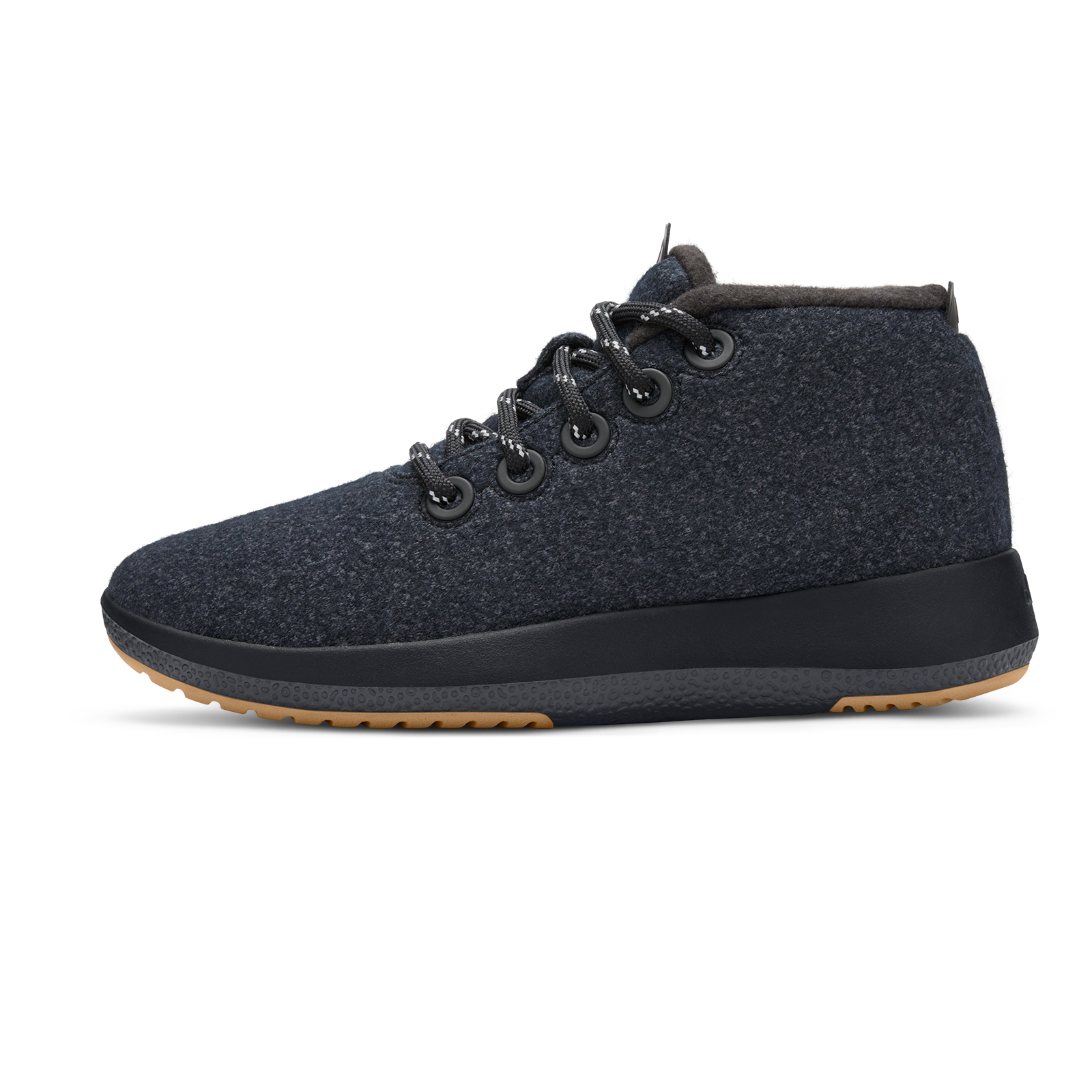 Women's Wool Runner-up Mizzles - Natural Black (Natural White Sole)