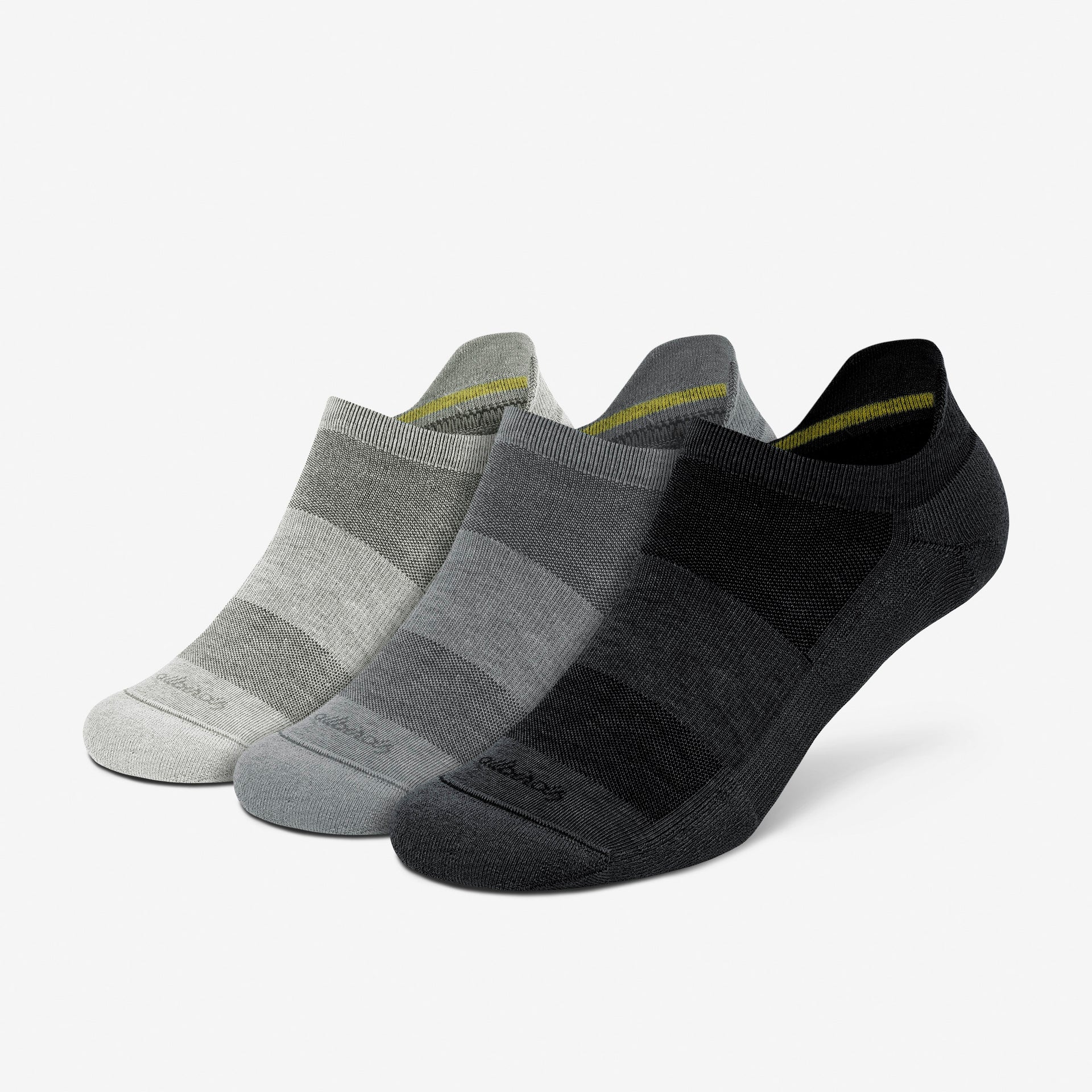 Anytime Ankle Sock 3 Pack -  Blizzard / Medium Grey / Natural Black