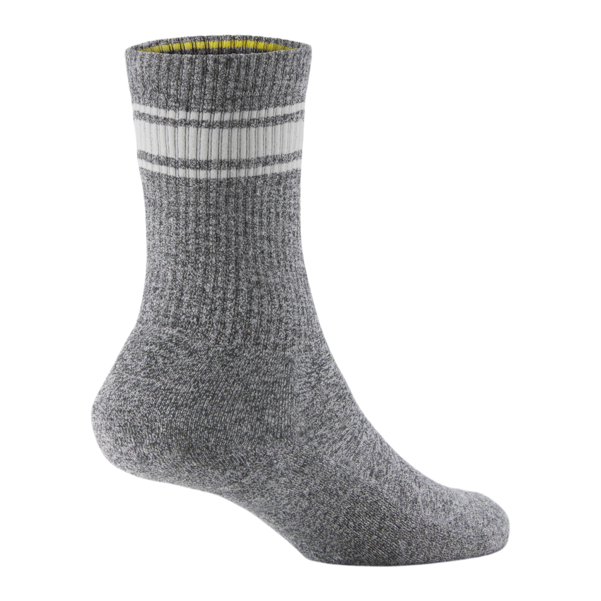 Anytime Crew Sock - Natural Grey Heather / Light Grey