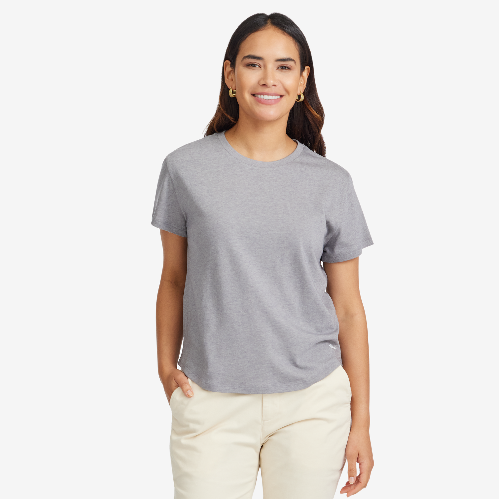 T-shirt Anytime pour femmes - Medium Grey