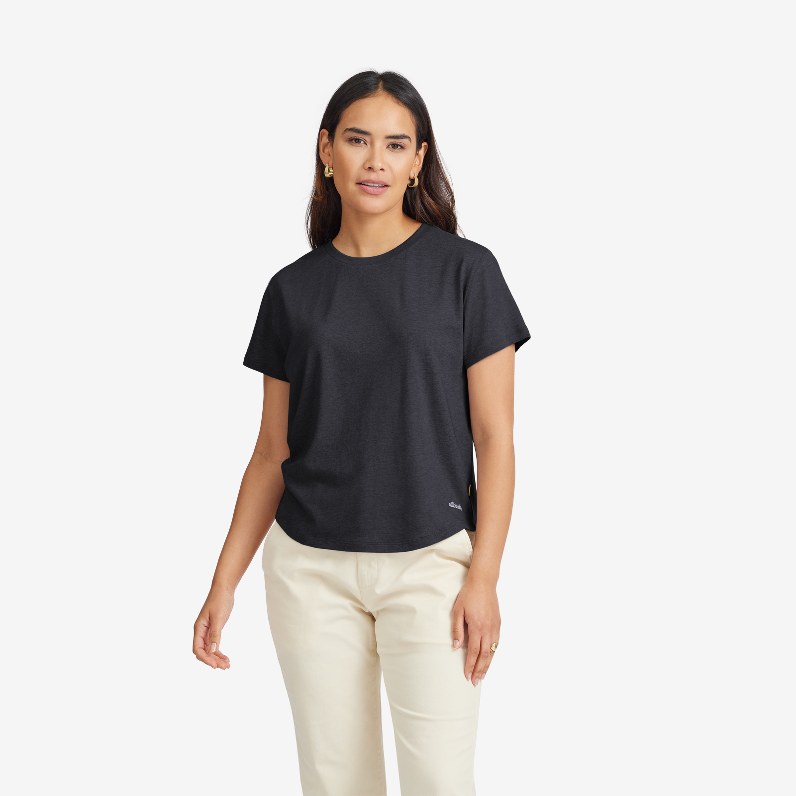 Women's Anytime Tee - Natural Black