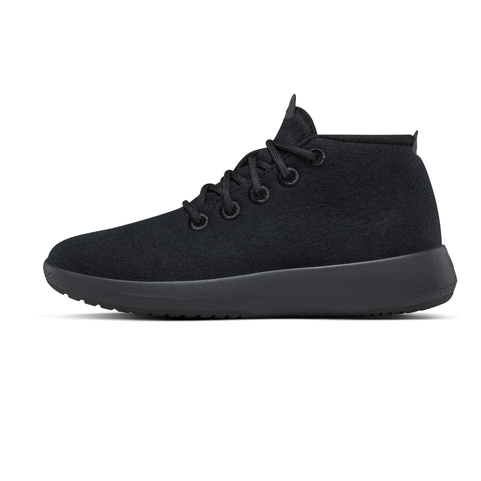 Women's Wool Runner-up Mizzles - True Black (Black Sole)