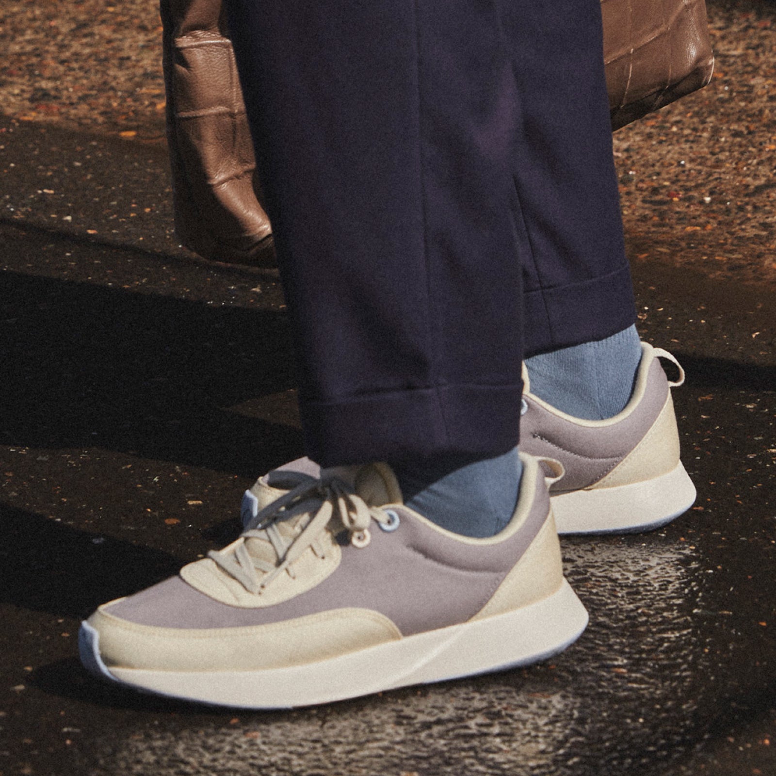 Couriers pour hommes - Medium Grey (Semelle Natural White)
