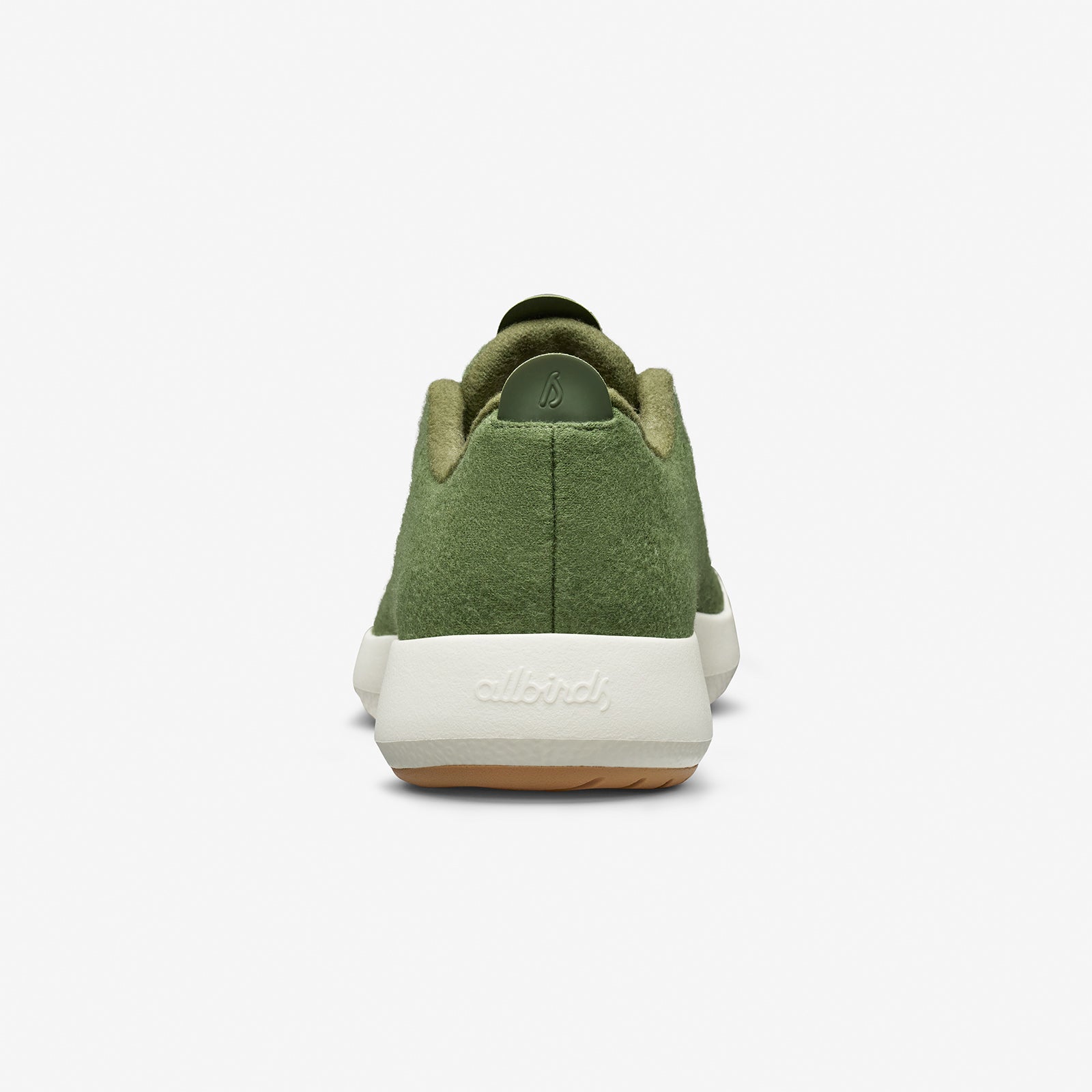 Men's Wool Runner Mizzles - Thunder Green (Natural White Sole)