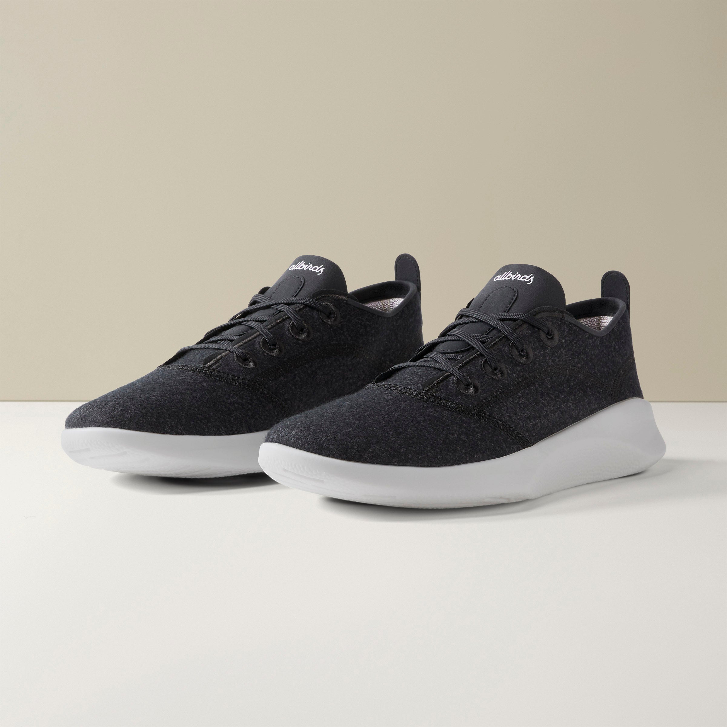 Women s SuperLight Wool Runners Natural Black Blizzard Allbirds Canada
