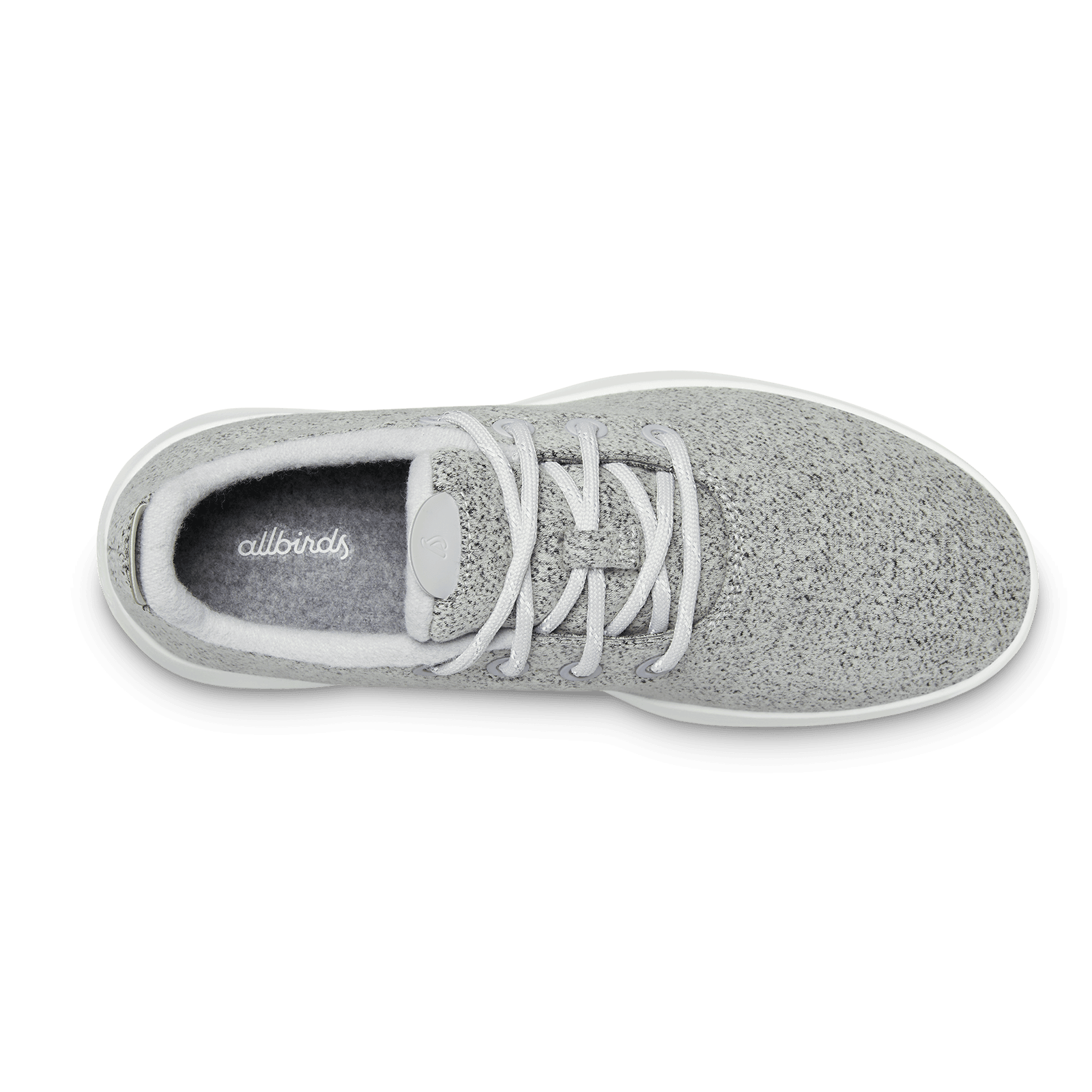 Men's Wool Runner Mizzles - Light Grey (Natural White Sole)
