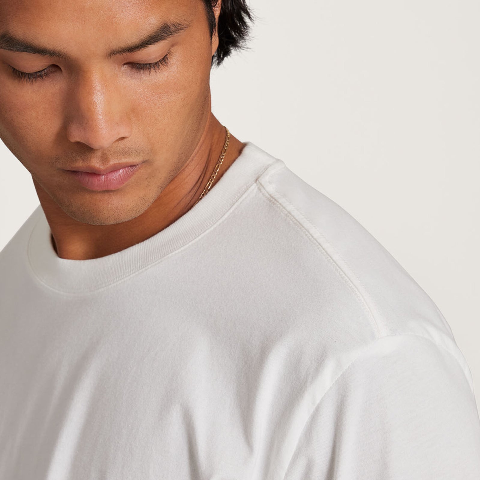 T-shirt à manches longues en coton Allgood pour hommes - Blizzard