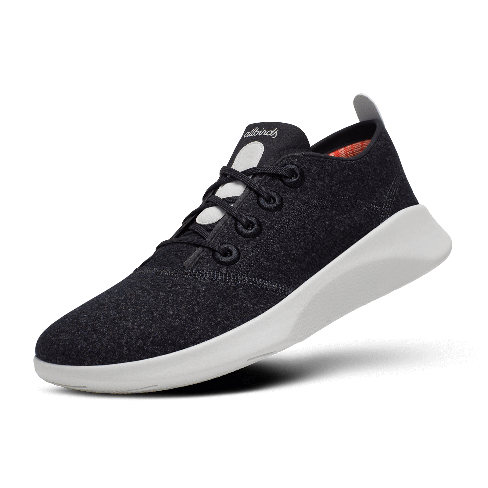 SuperLight Wool Runners pour hommes - Natural Black (Semelle Light Grey)