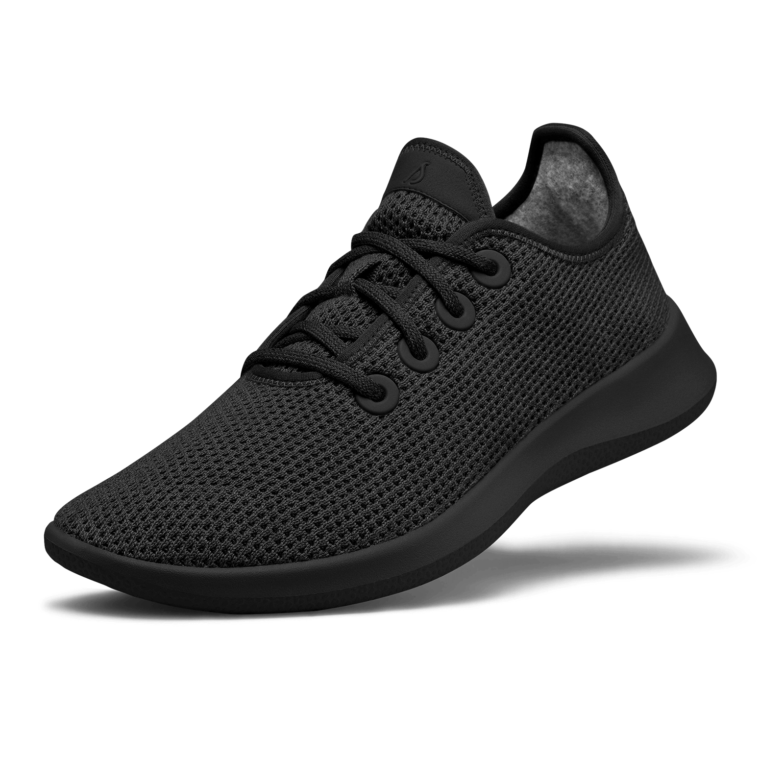 Men s Tree Runners Jet Black Black Sole