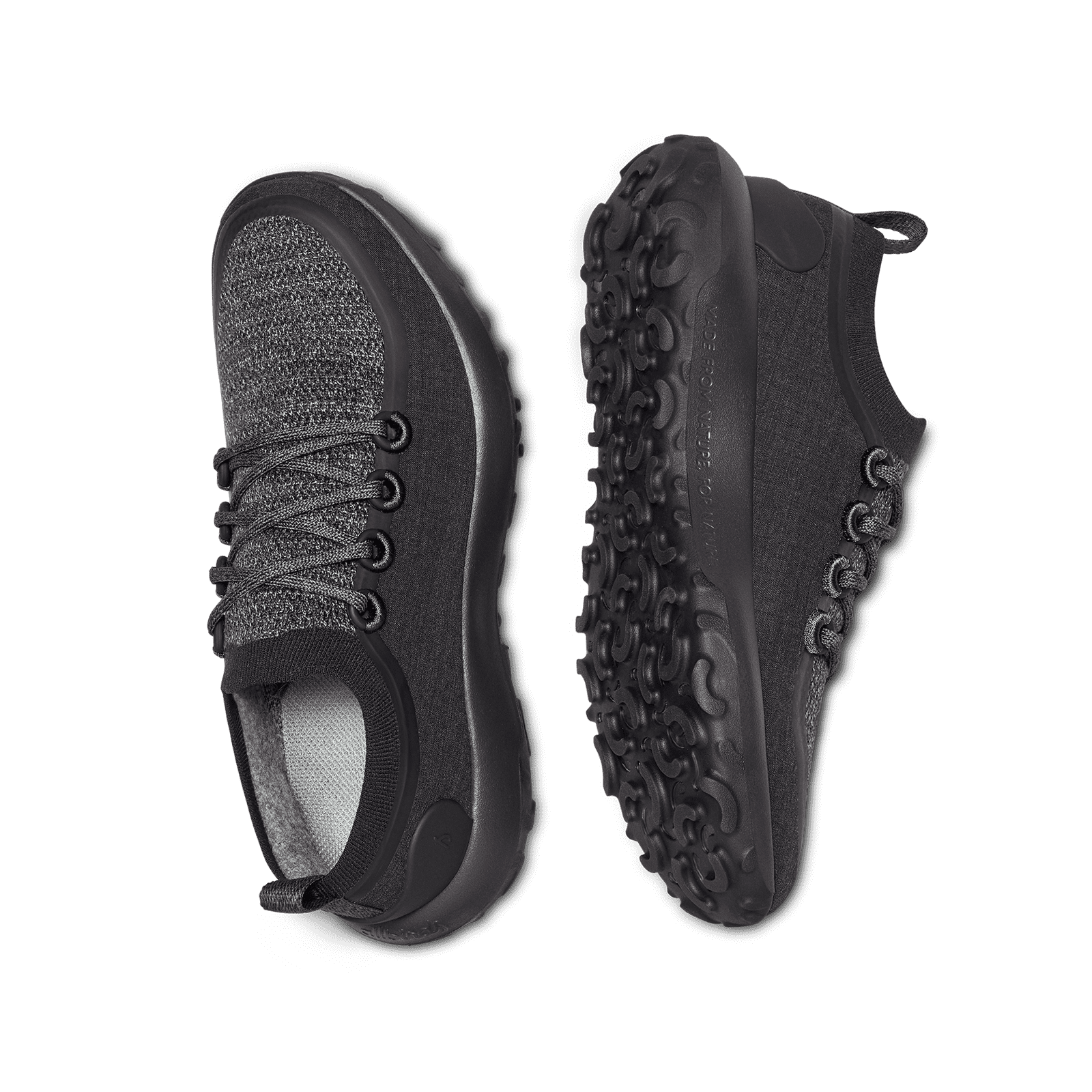Women's Trail Runners SWT - Natural Black (Black Sole)