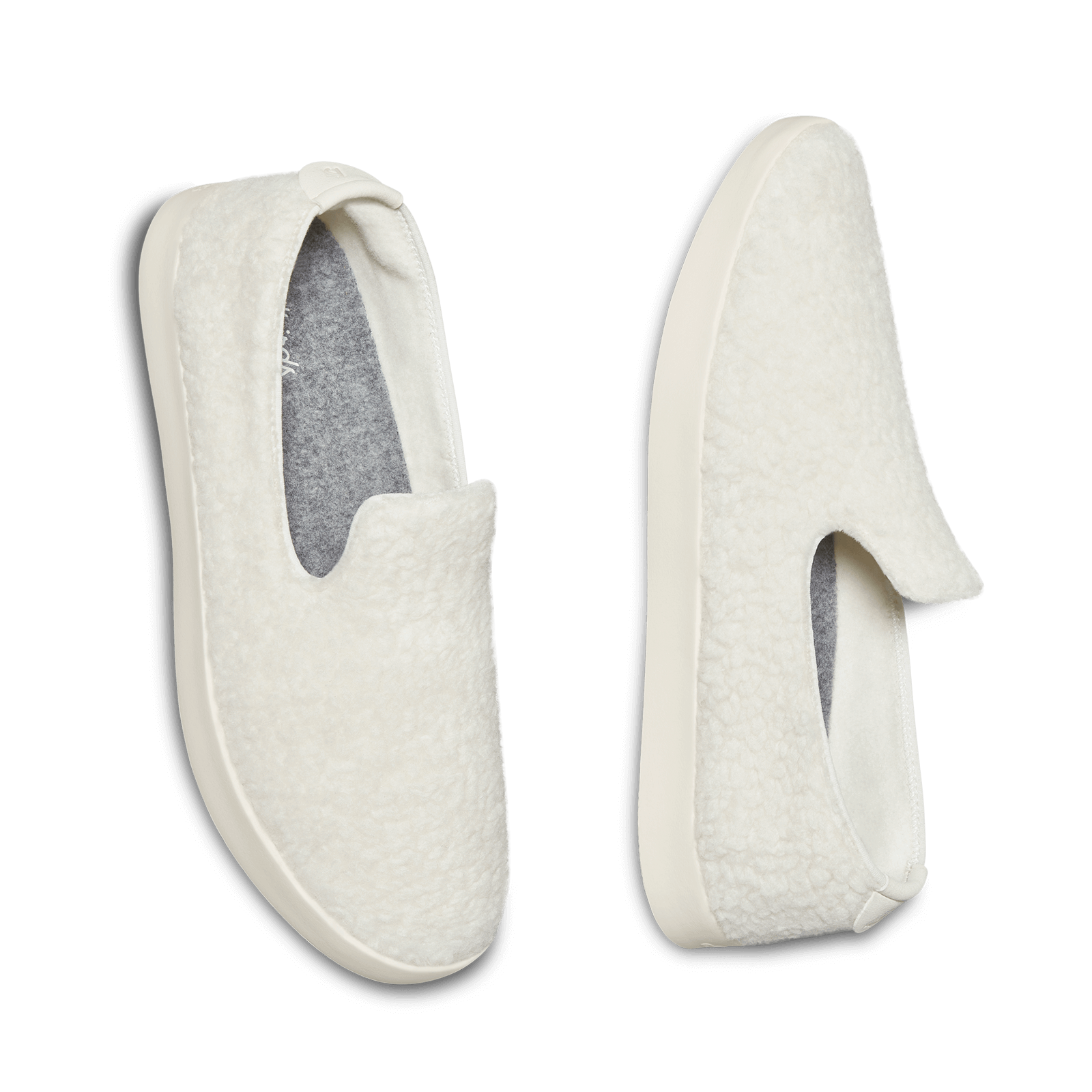 Wool Lounger Fluffs pour hommes - Natural White (Semelle Cream)