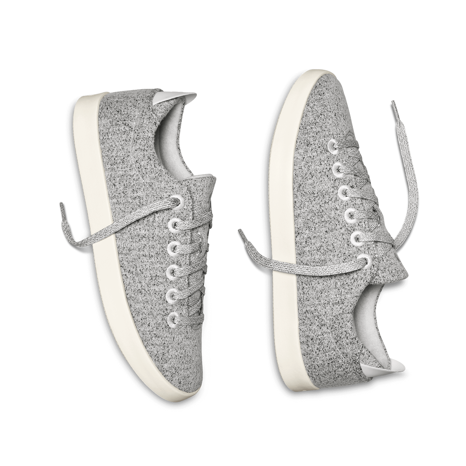 Wool Pipers pour hommes - Dapple Grey (Semelle White)